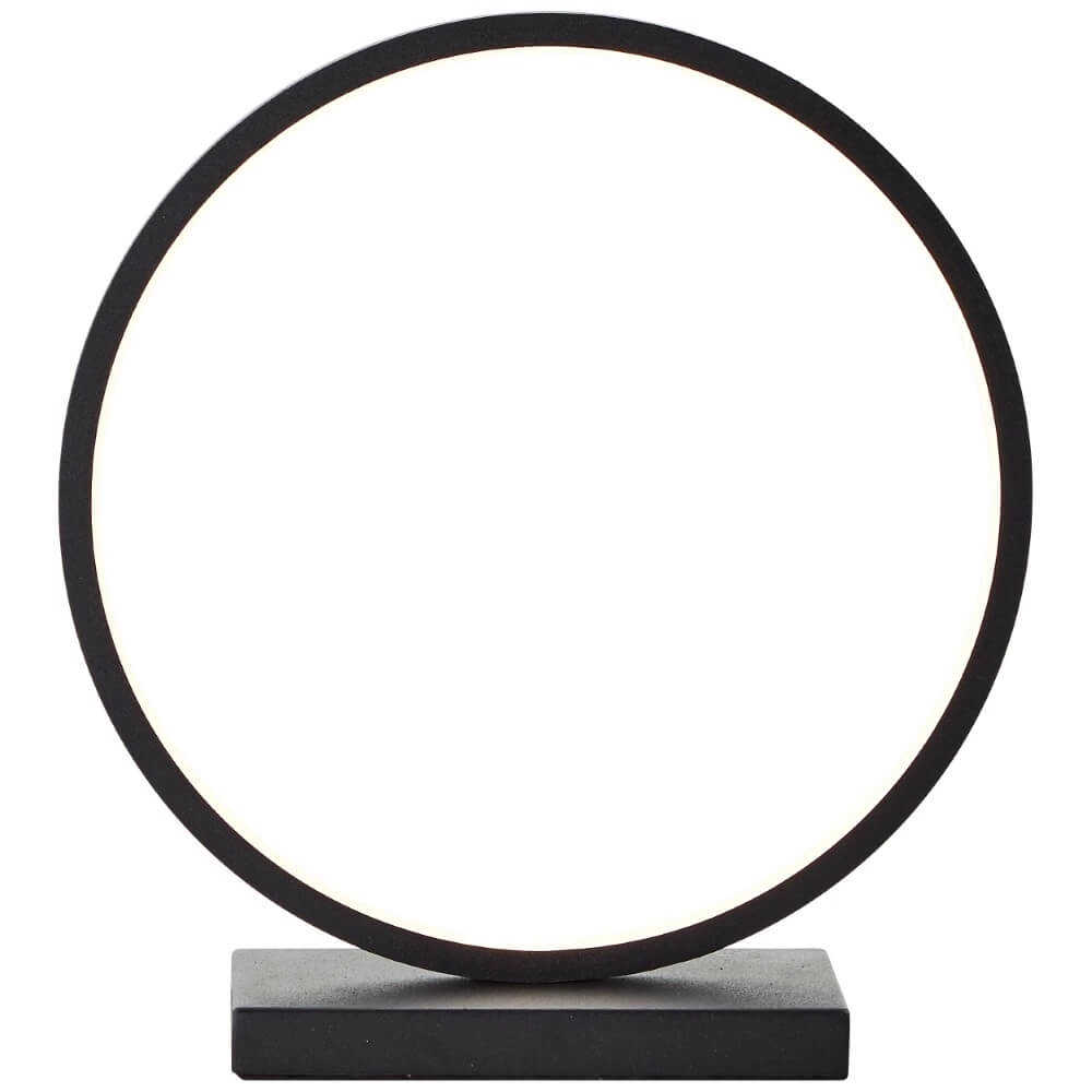 Lampe de table Chaumont rond noir Brilliant 4004353414985
