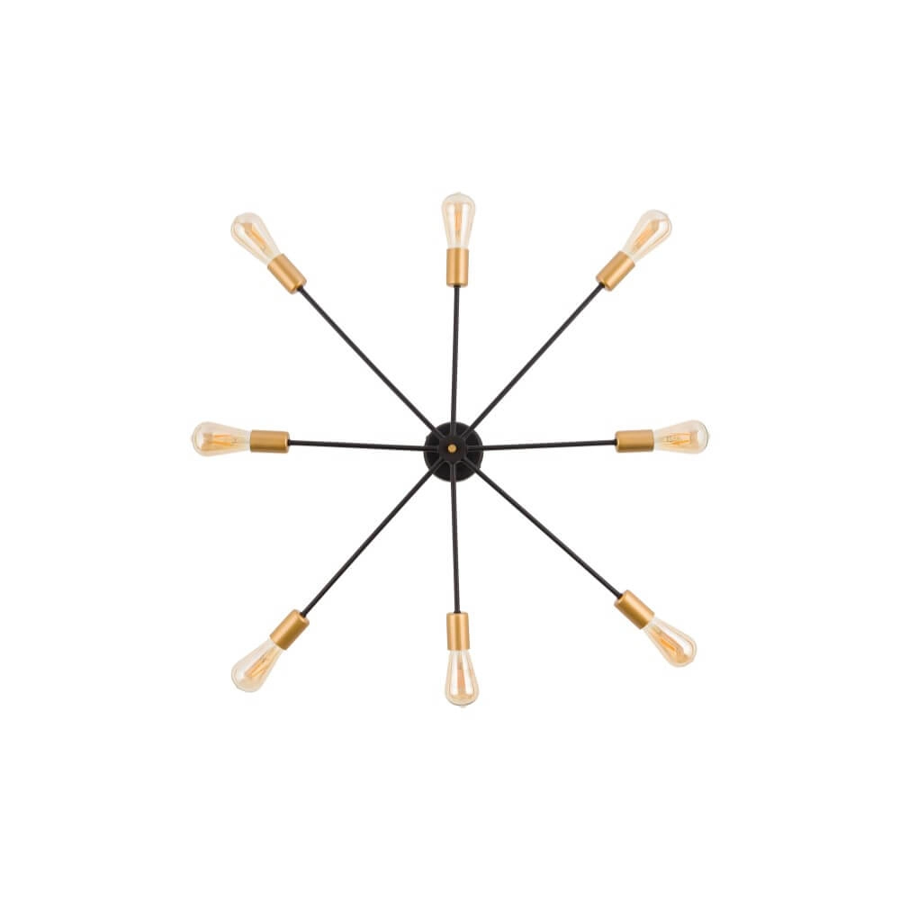 Plafonnier en or noir Mill Lyora 5903139913591