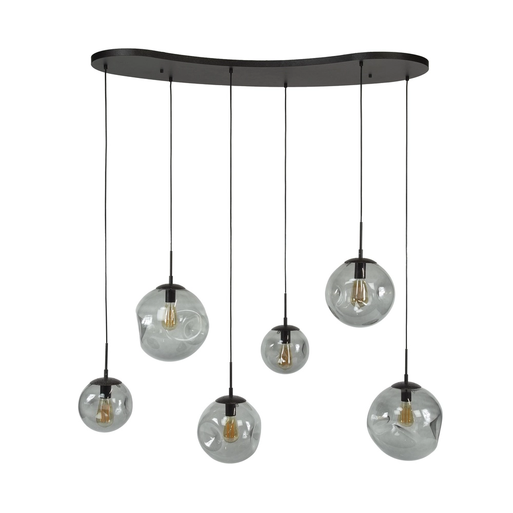 Lampe suspendue à 6 lampes Stellar avec plafond organique Lyora 8716803511729