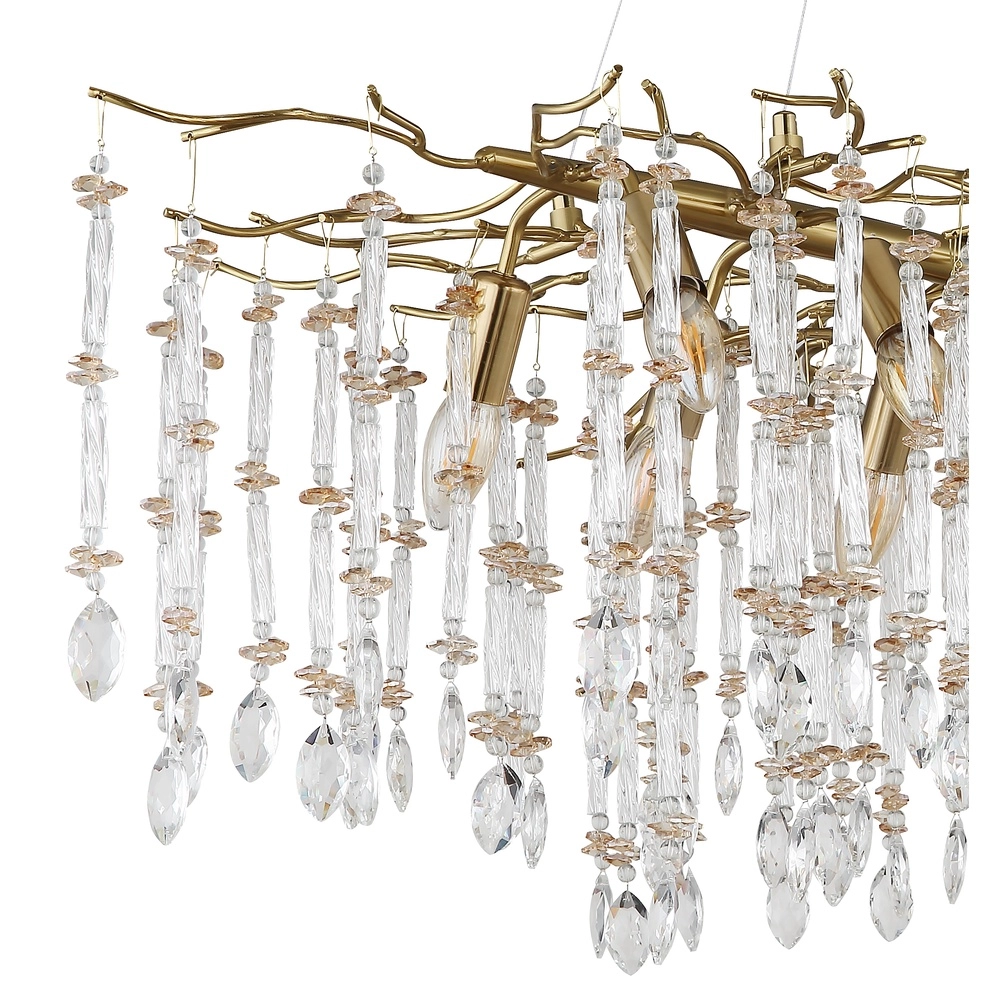 Lampe suspendue Gloria 100 cm d’or Globo 9007371578993