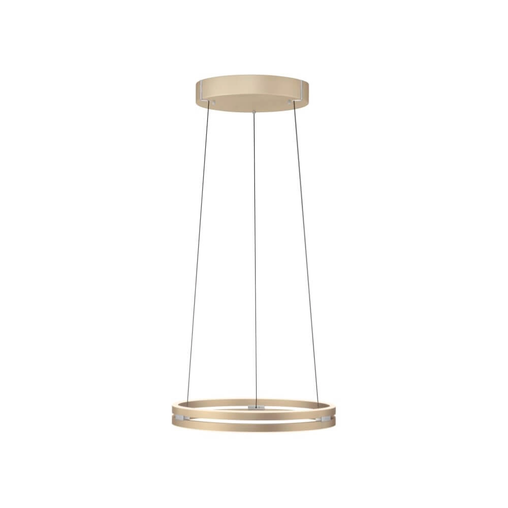 Lampe suspendue élégante Pure E-Loop laiton Lampe suspendue élégante Pure E-Loop laiton
