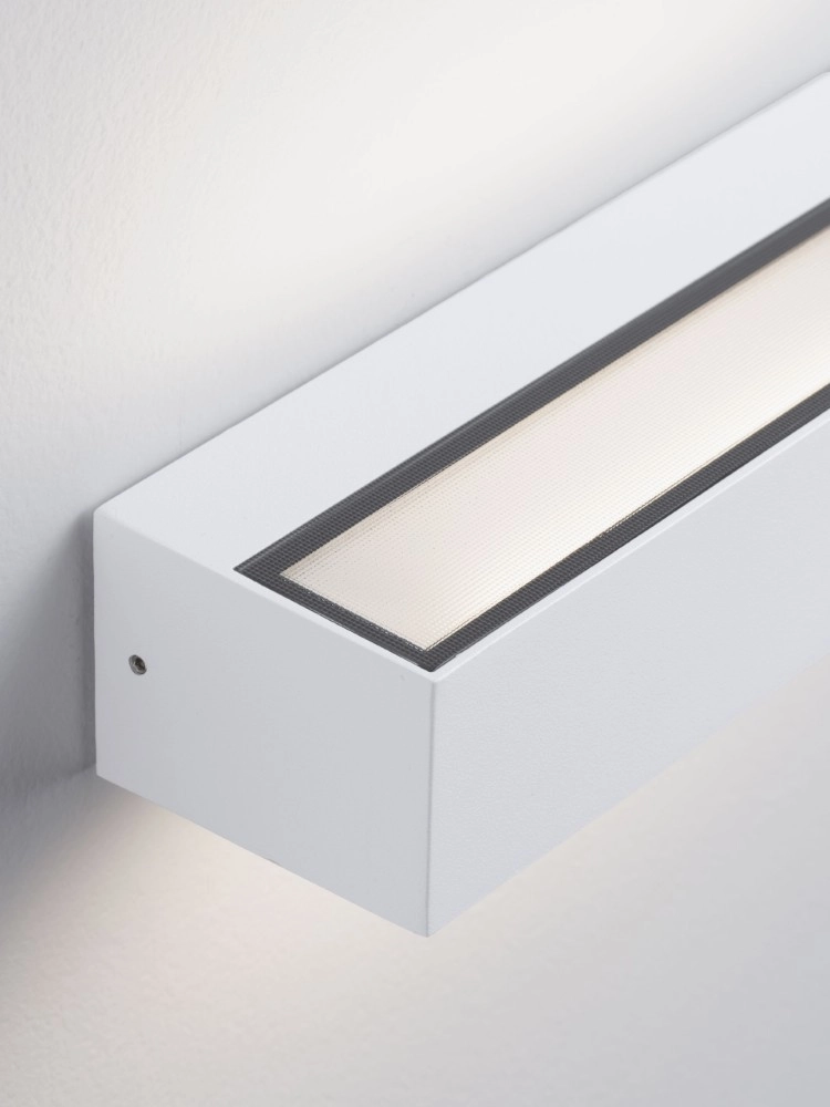 Lampe murale élégante Lane blanc 22cm - 21W Lyora 5212017496775