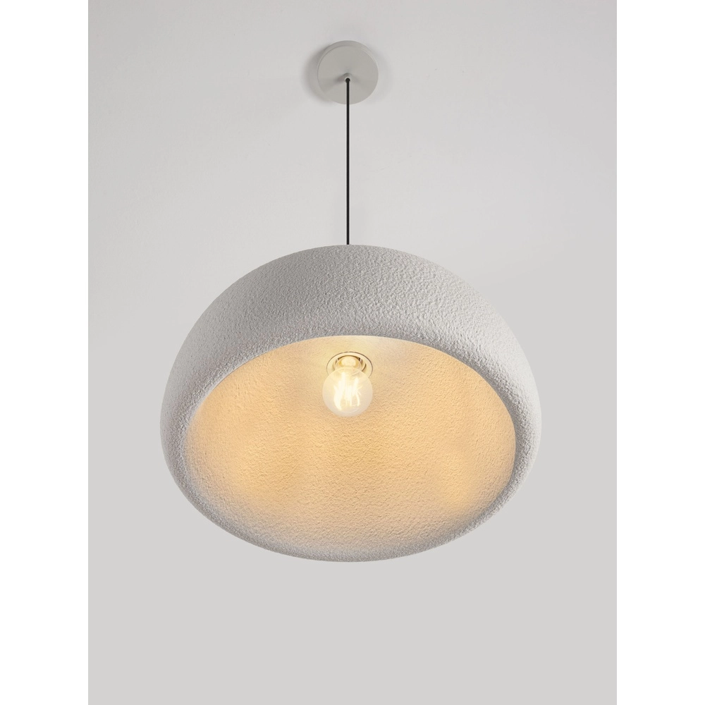 Lampe pendante moderne Davo gris Ø 43cm Lyora 5212017495662