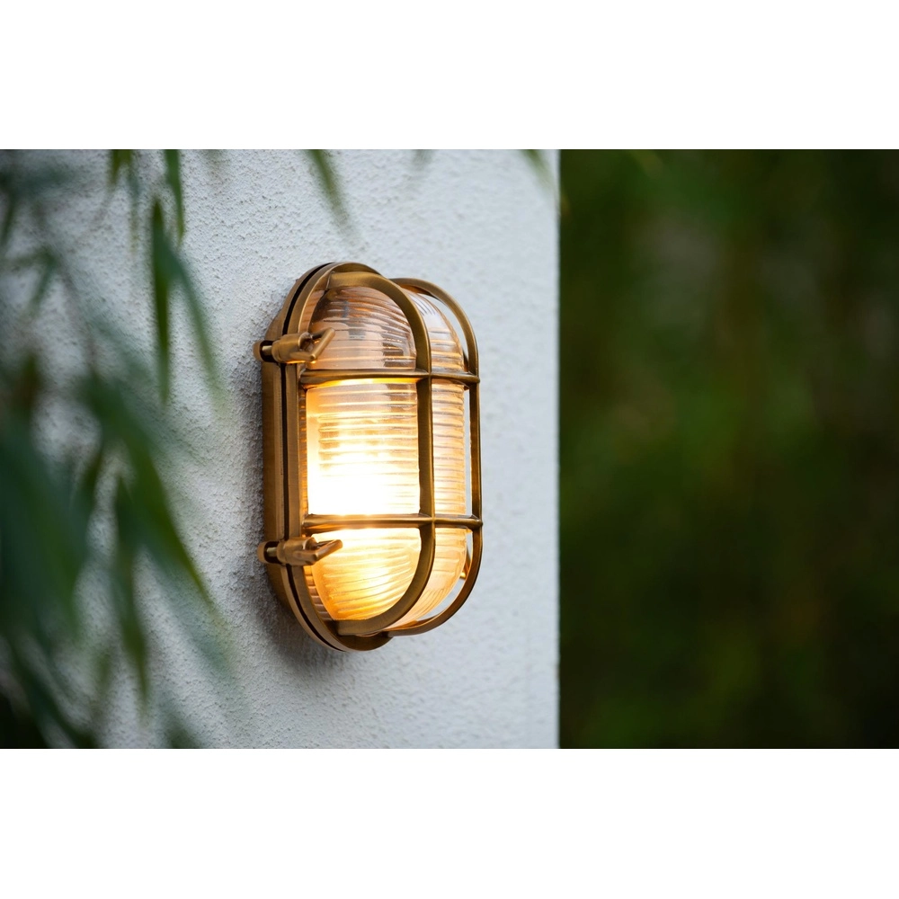 Lampe murale Bullseye Dudley Or IP54 Lucide 5411212114884
