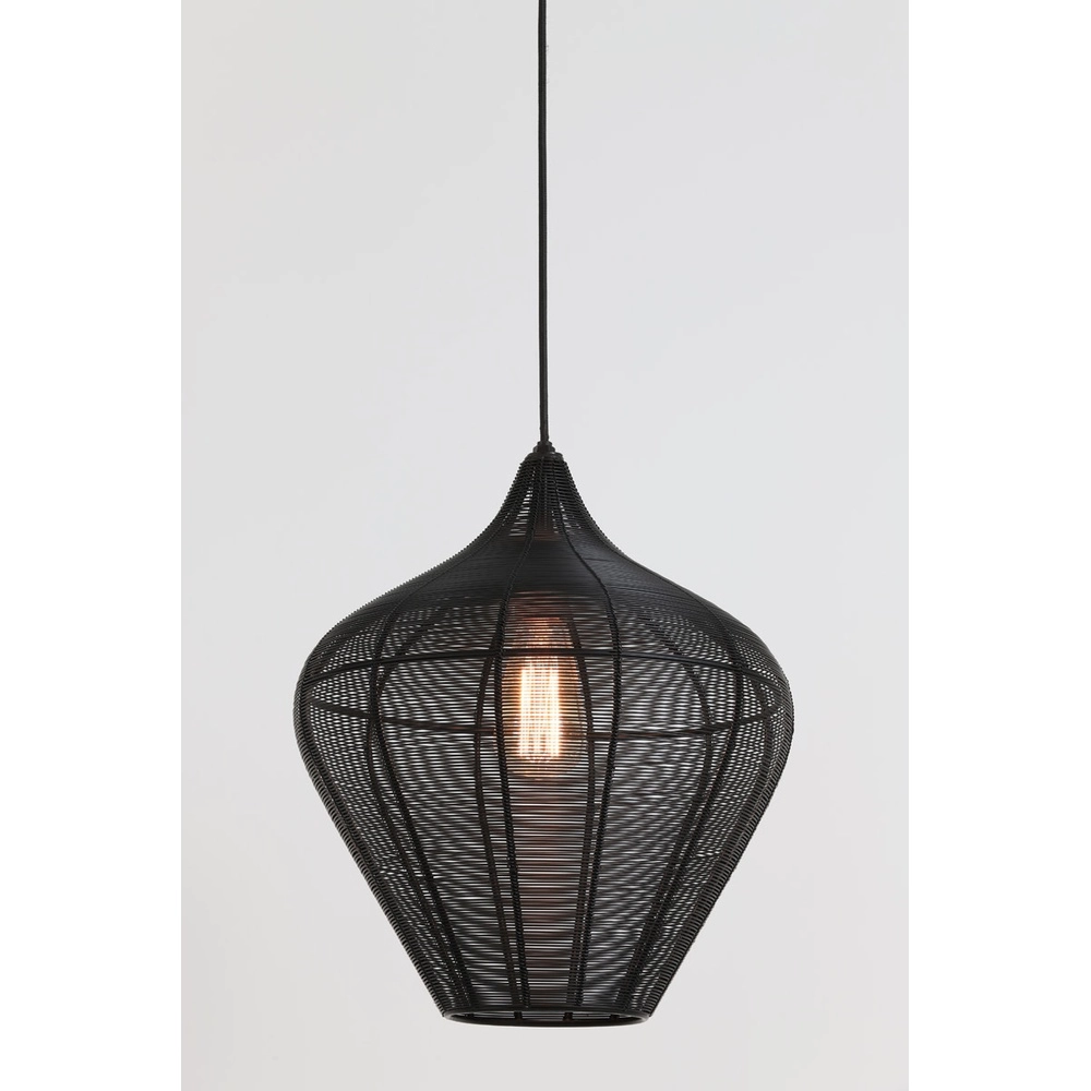 Lampe suspendue Alvaro noir Ø 36cm Light & Living 8717807602581