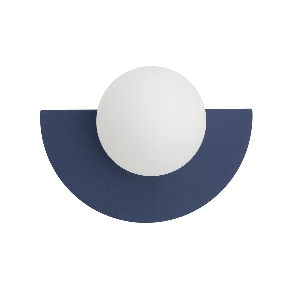 Demi-lampe murale Saturn Bleu marine