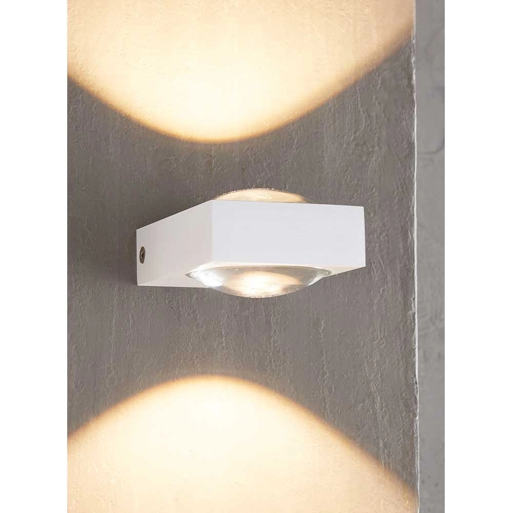 Spot mural à LED Jena 2x3w - 2700K blanc