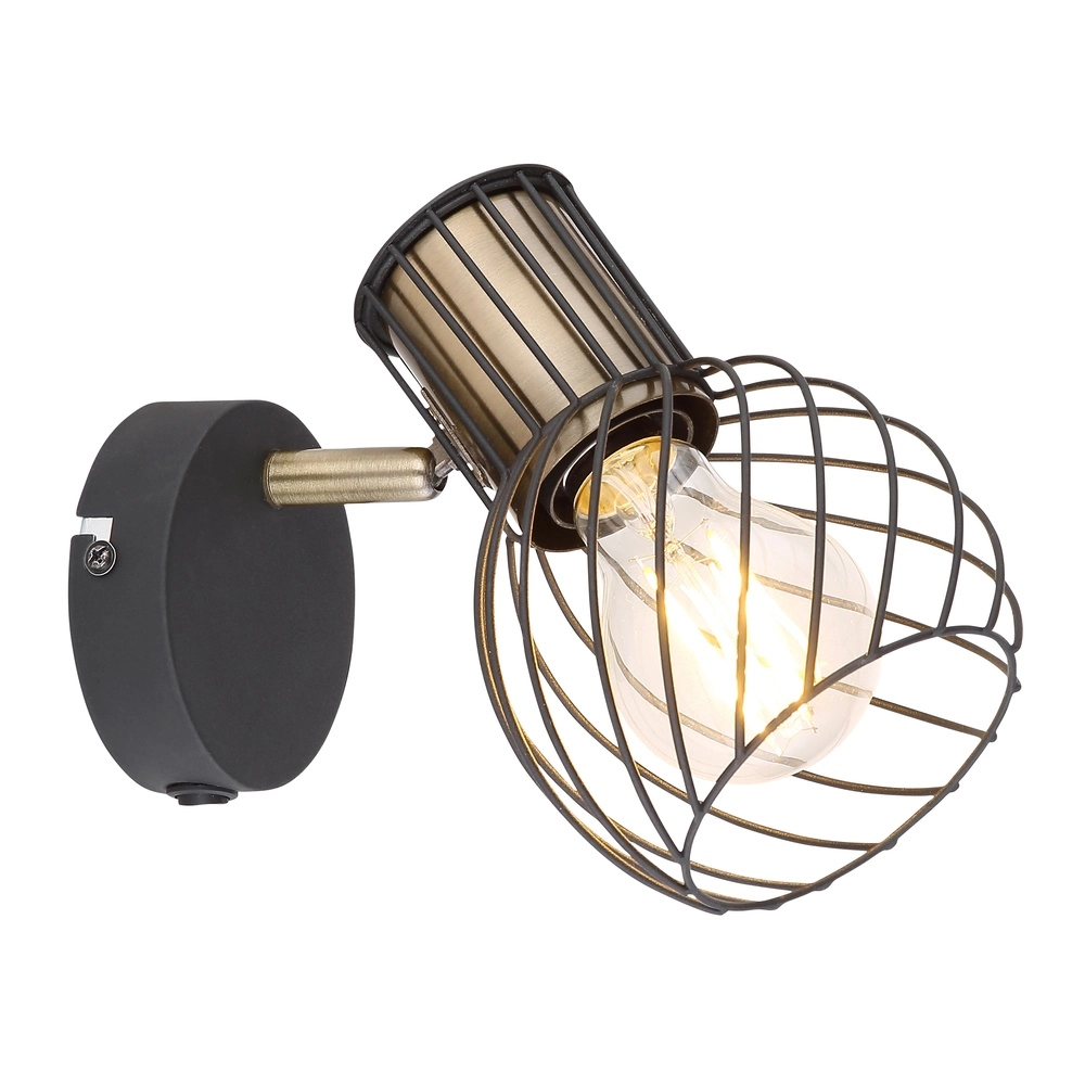 Lampe murale Argusto Noir