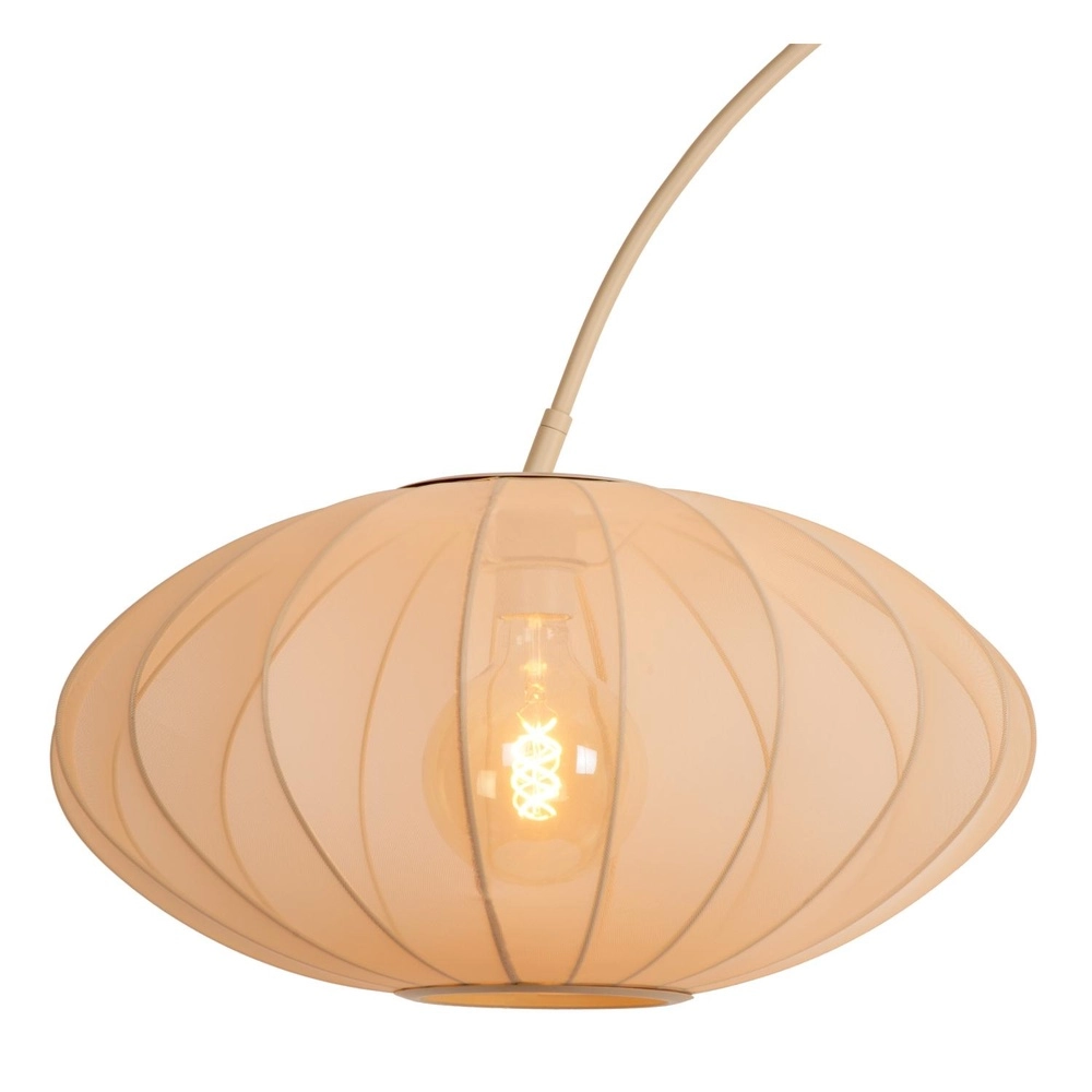 Lampe à arc Corina brun sable Lucide 5411212032072