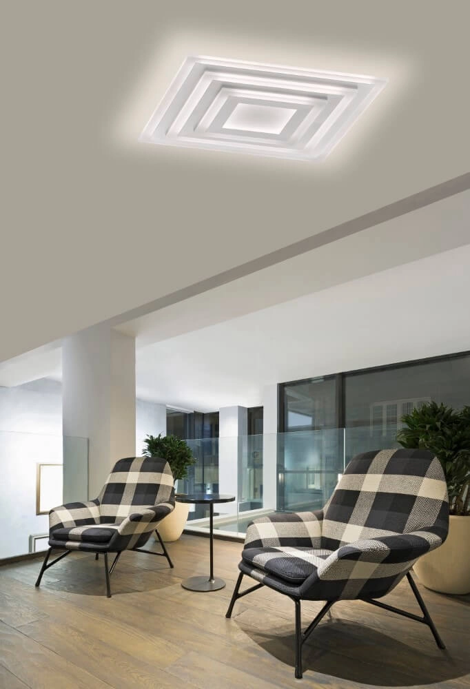 Plafonnier design Gorden 60 par 60 cm Fischer & Honsel 4003694200554