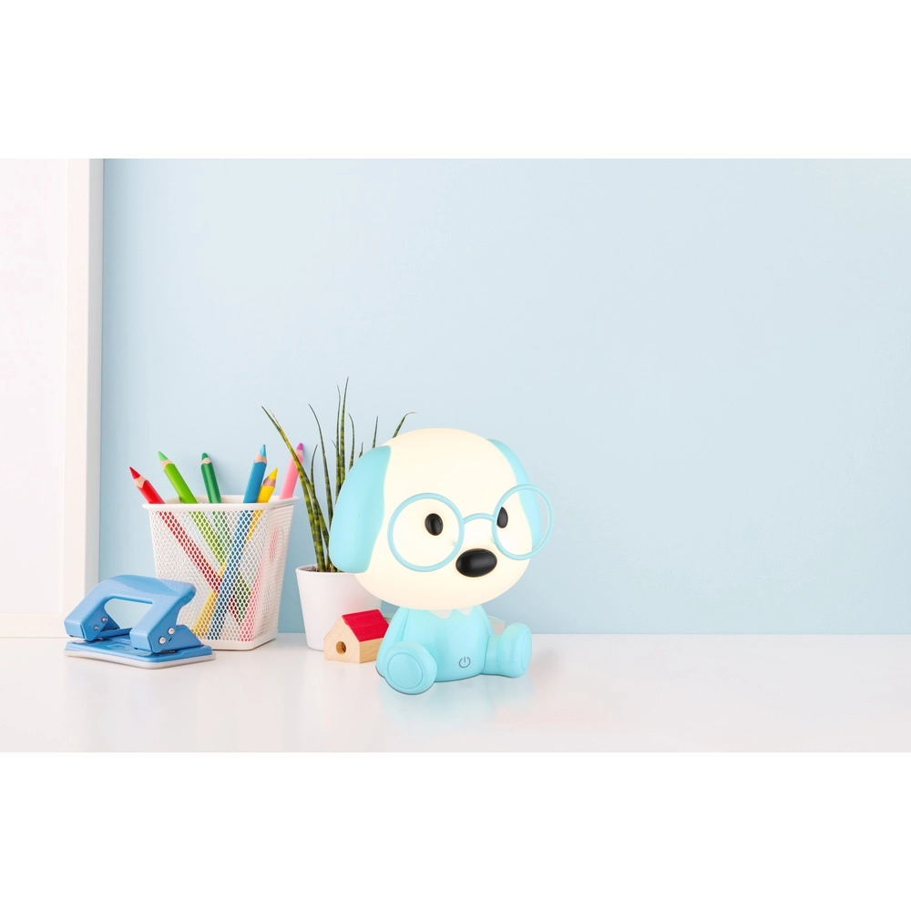 Lampe de chambre pour enfants Puppy bleu Globo 9007371506293