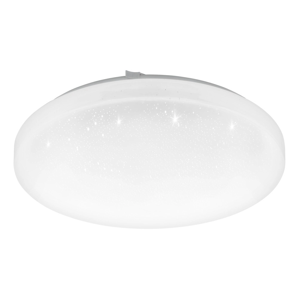 Plafonnier Frania-Z blanc intelligent Ø 31cm effet cristal Plafonnier Frania-Z blanc intelligent Ø 31cm effet cristal
