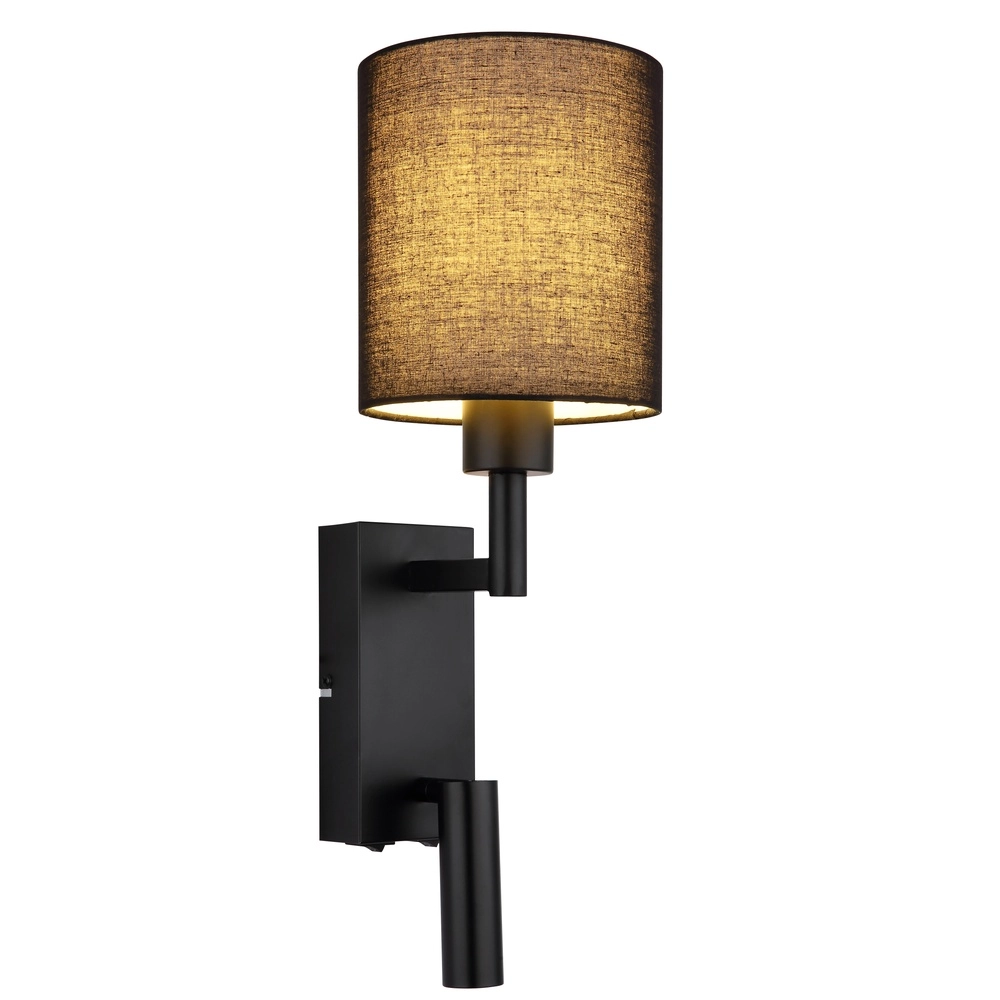 Lampe de chevet Zamora noir avec capuche noire Globo 9007371575893