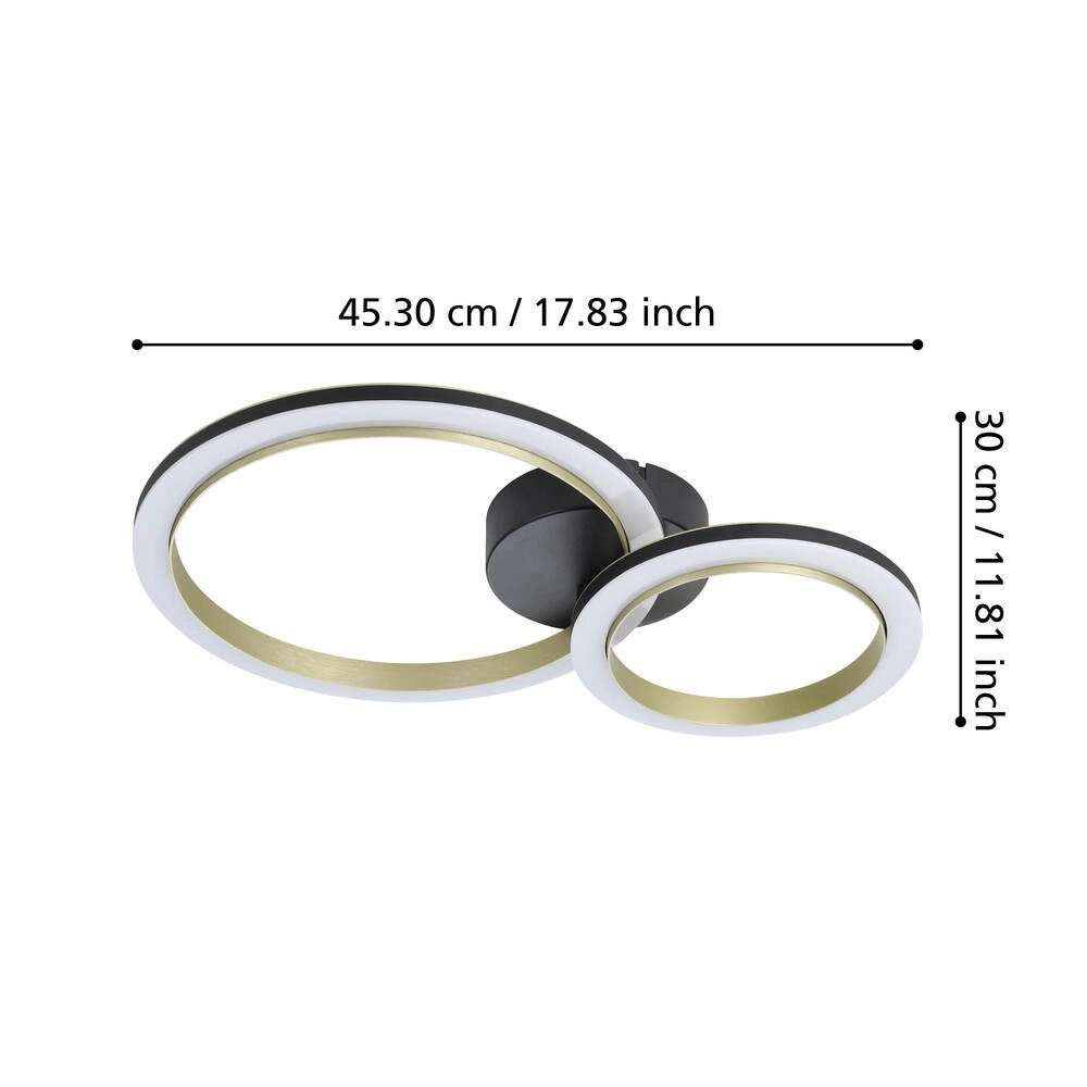 Plafonnier Calliera Conception ronde Eglo 9008606316113