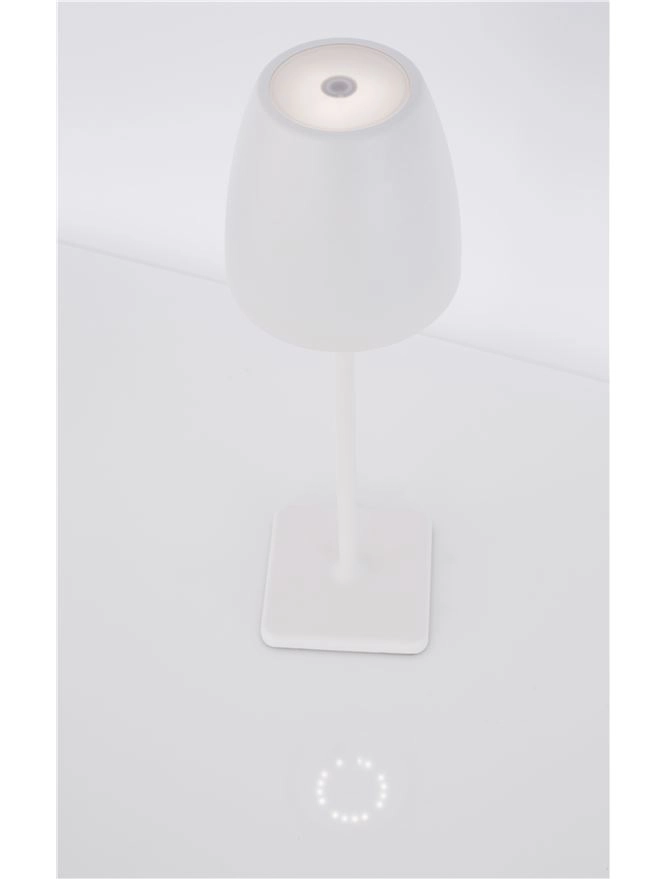 Lampe de table rechargeable Colt 38cm blanc Lyora 5212017425492