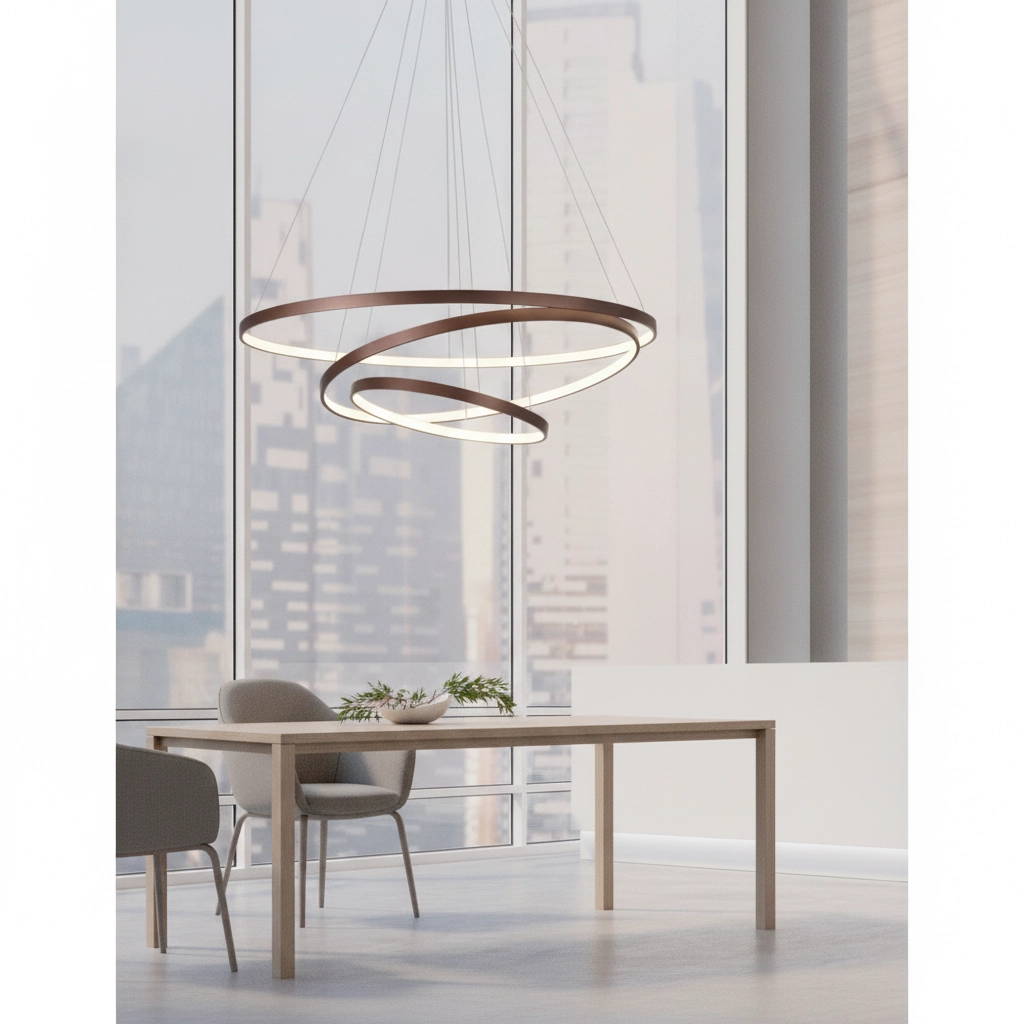 Suspension design Ferrol Café Brun Triple