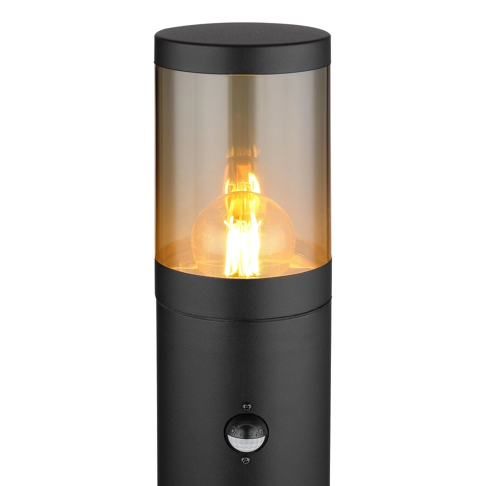 Lampe de jardin moderne Xeloo Noir avec capteur Globo 9007371438280