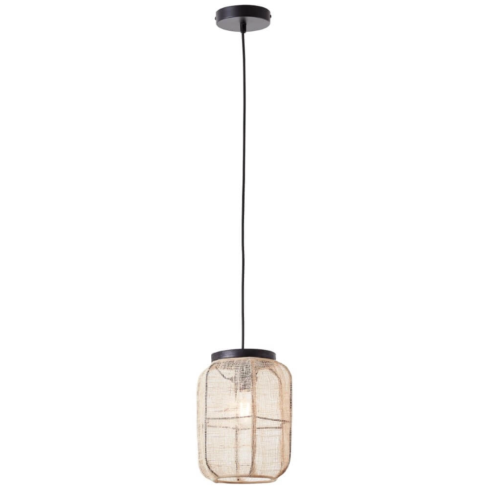 Lampe suspendue en tissu Tanah Ø 22 cm Brilliant 4004353399343