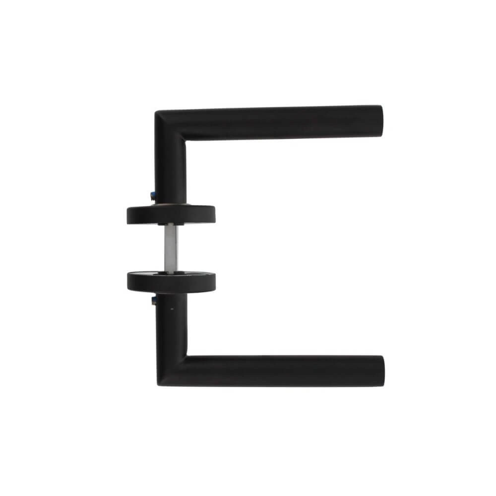 Poignée de porte étanche Jura noir Intersteel 8714186400555