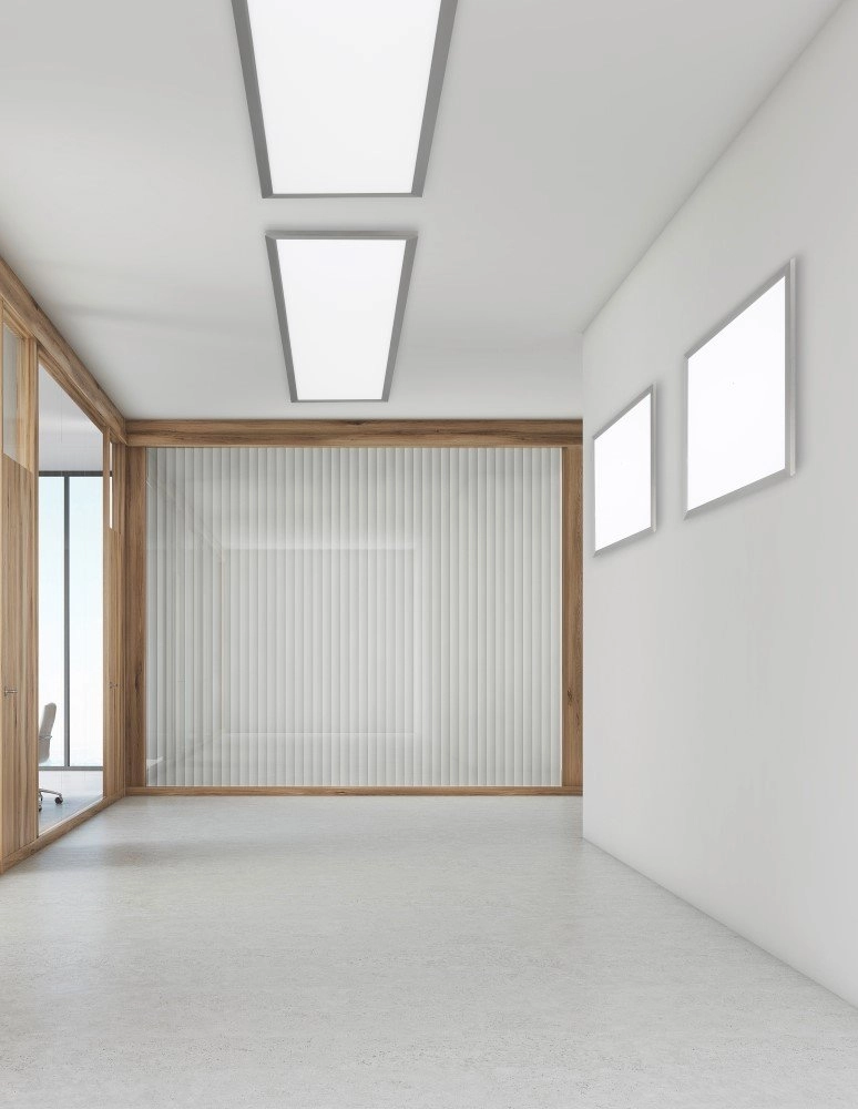 LED plafonnier Phoenix 120cm - 3000K - gris Trio 4017807363708