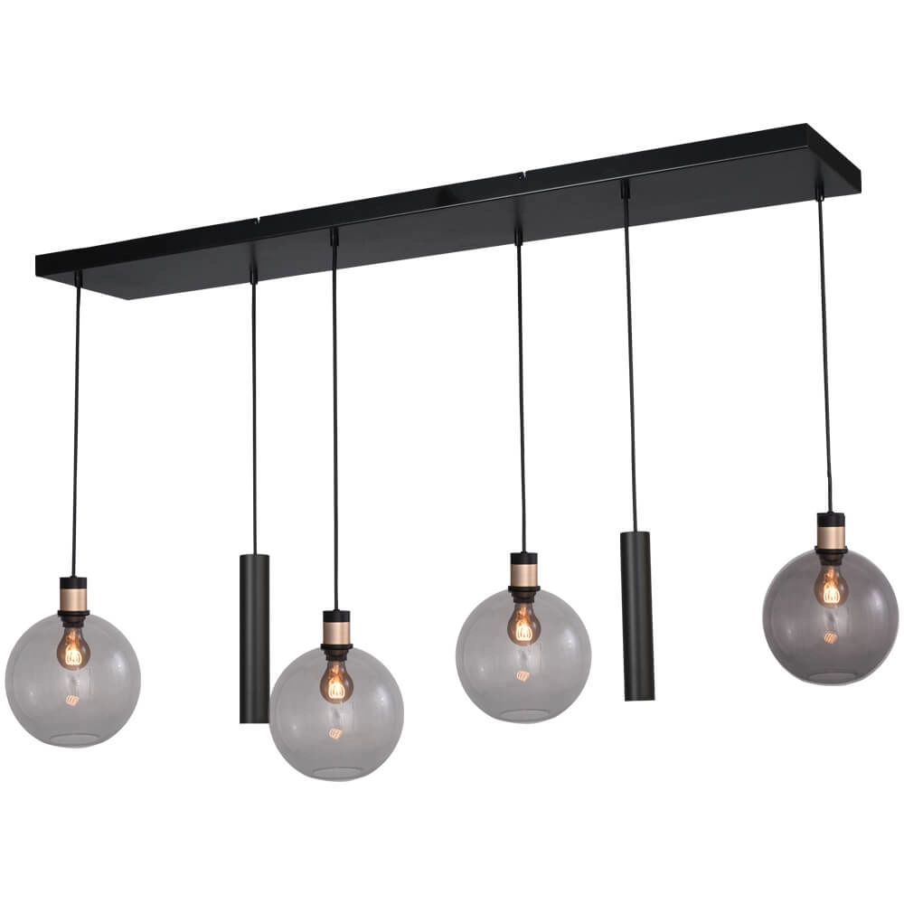 Lampe suspendue Lazise 2 4x Ø 20cm et 2x GU10 Lampe suspendue Lazise 2 4x Ø 20cm et 2x GU10