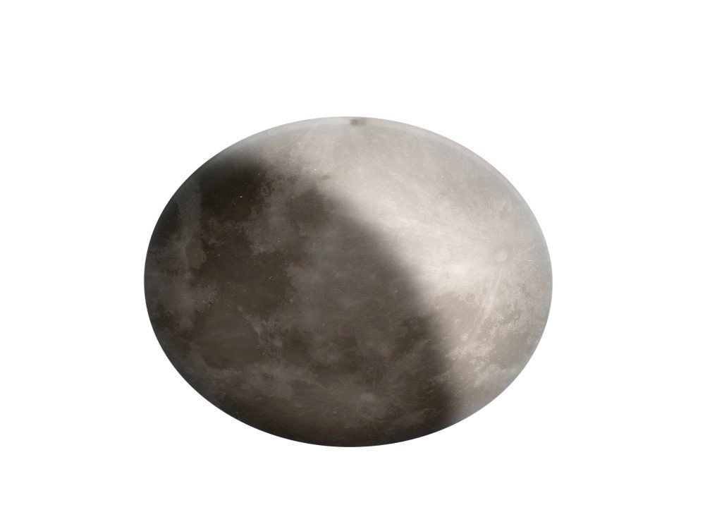 Lampe de plafond Lunar 60 cm 3000K blanc Trio 4017807401820