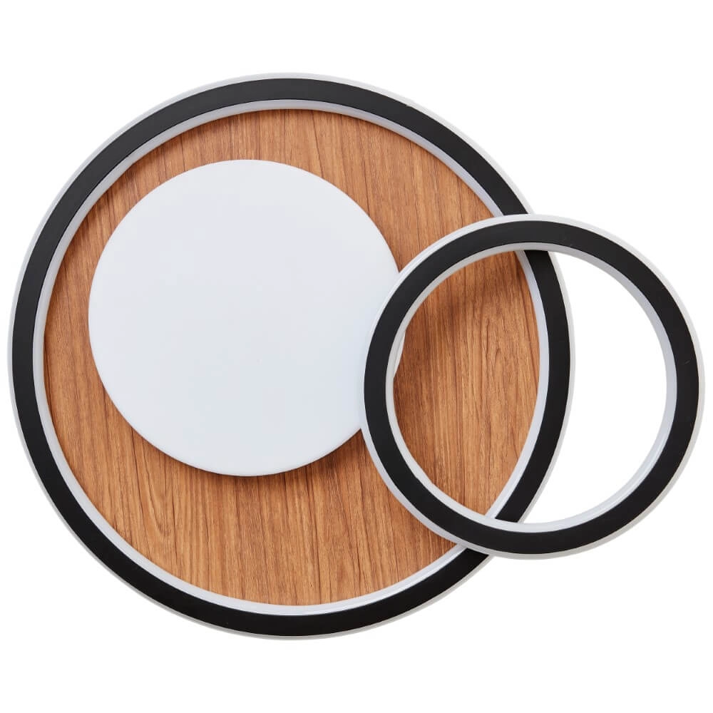 Plafonnier rond en bois Karney Brilliant 4004353409646