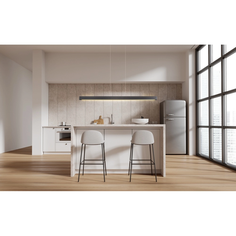 Suspension design Atina 160cm nickel Masterlight 8718121345444