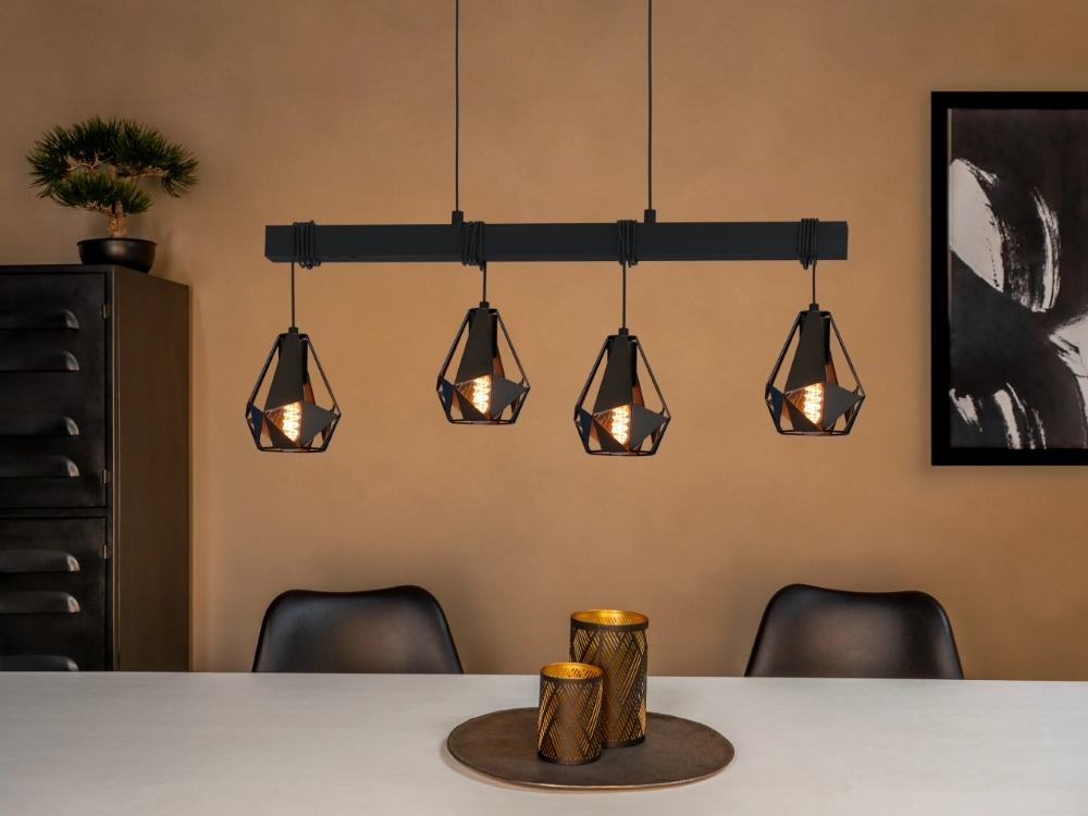 Suspension design Townshend 7 noir Eglo 9002759334253