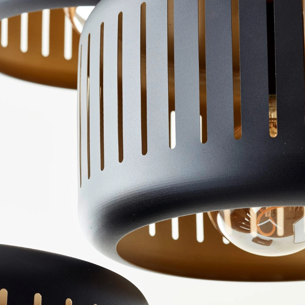 Lampe suspendue Vide Tyas noir Ø 52cm Brilliant 4004353411489