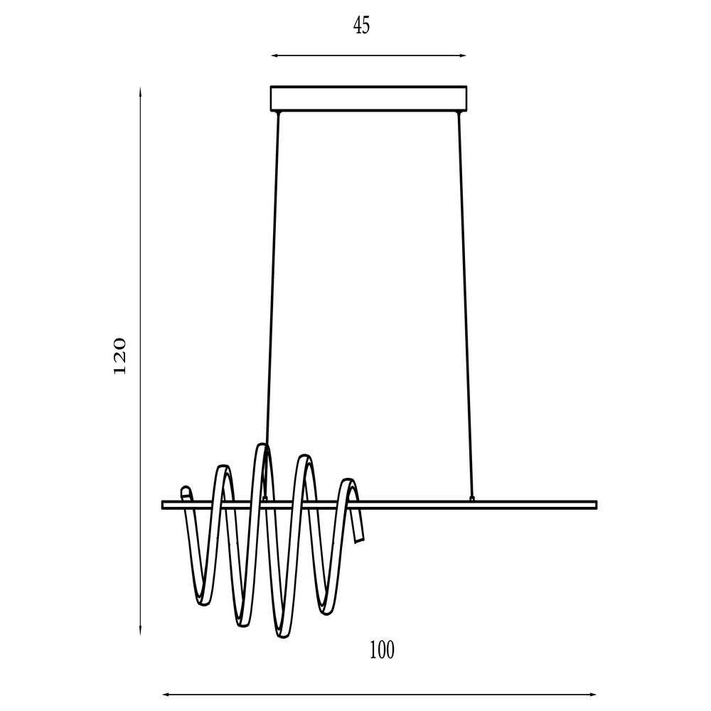 Suspension Sword noir Searchlight 5053423302232