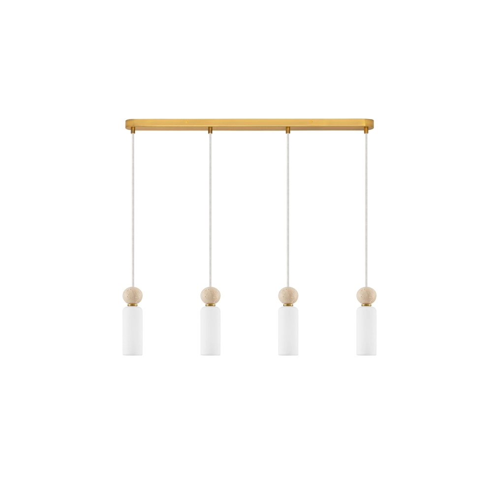 Suspension Filomena Or 4 lumières Suspension Filomena Or 4 lumières
