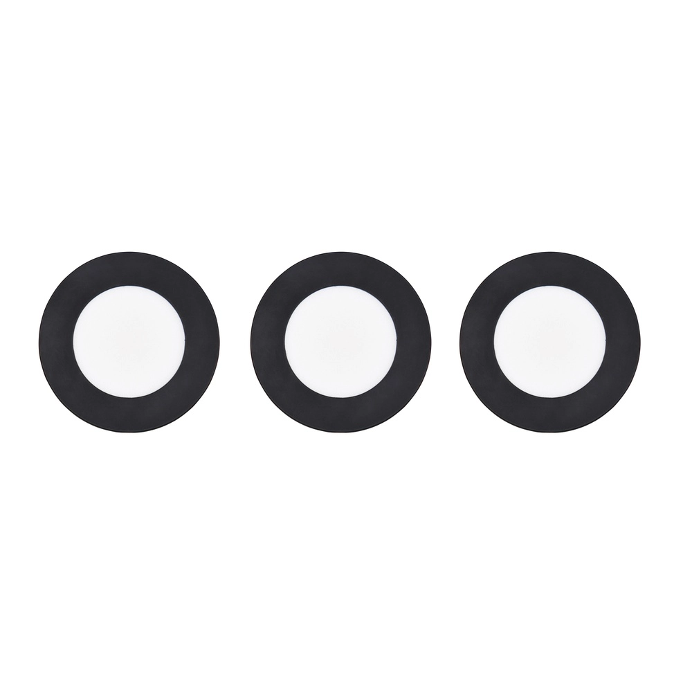 Lot de 3 spots encastrés Himal noir IP65 Trio 4017807663792