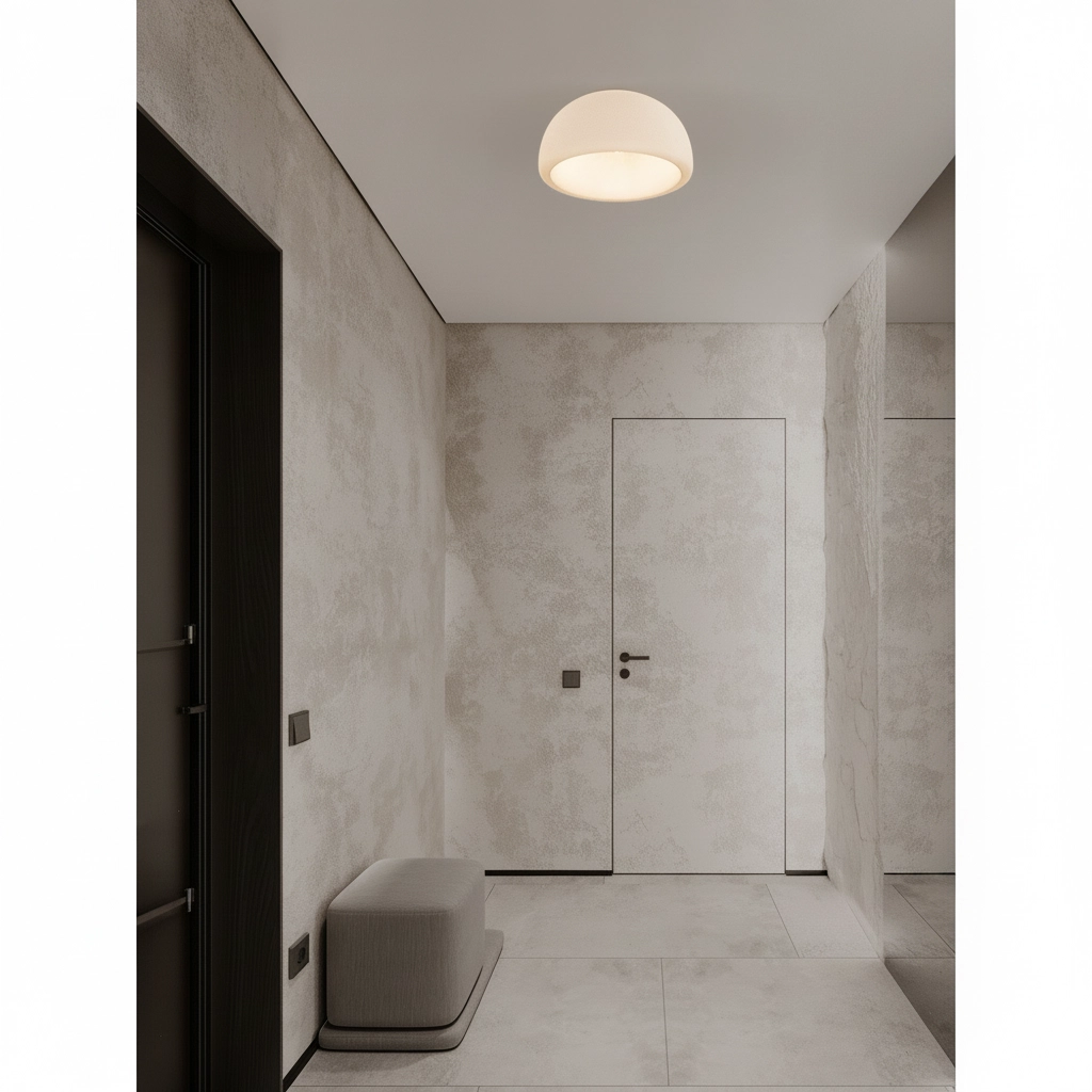Lampe de plafond moderne Davo blanc Ø 43cm