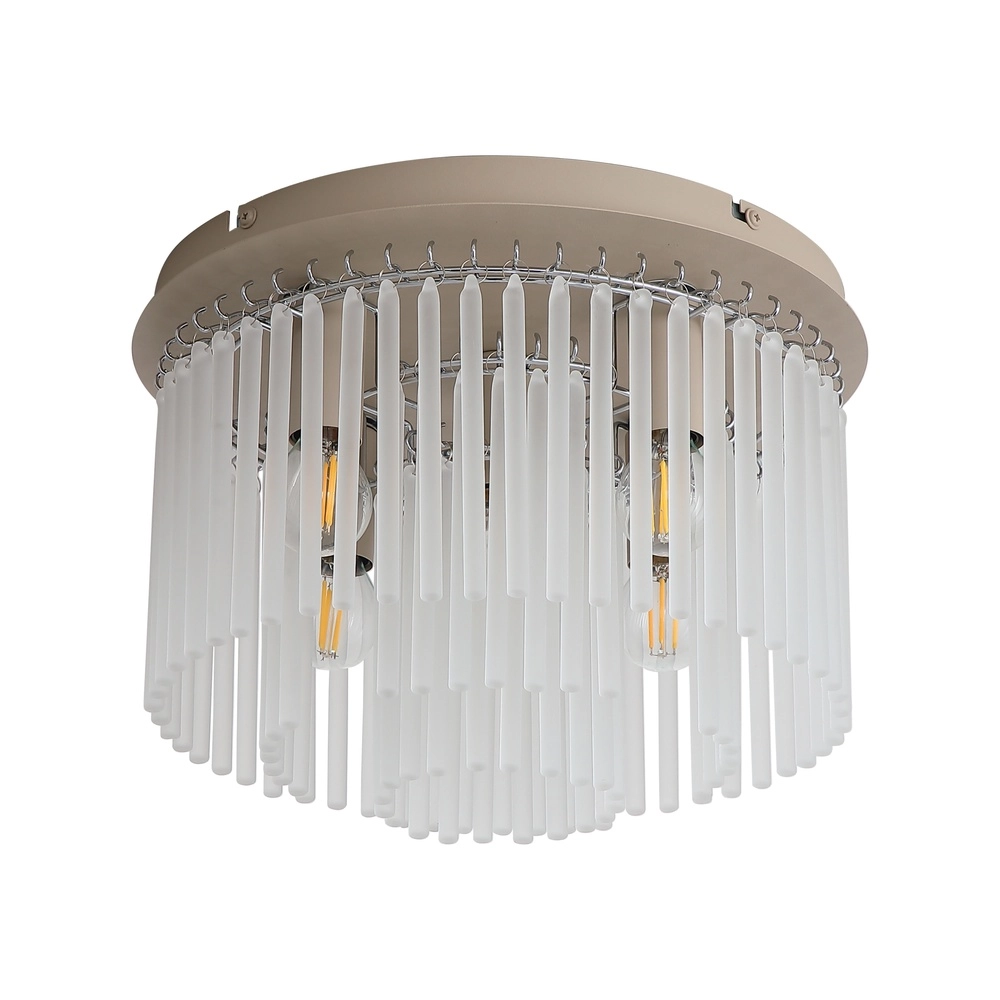Lampe de plafond Swizzle brun sable Searchlight 5,05342E+12