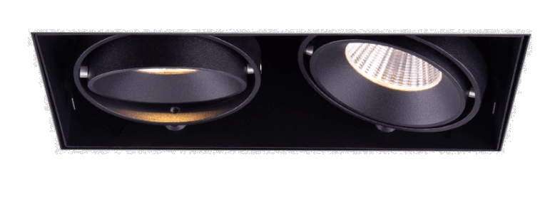 Spot encastré sans bordure Trofa double