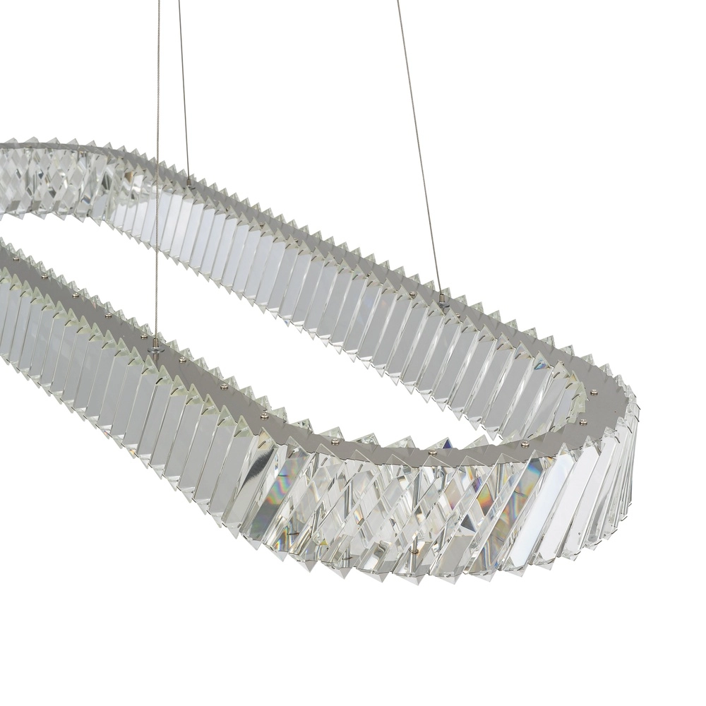 Chandelier Luxora Led Cristal de 120 x 35 cm Lyora 5903139117074
