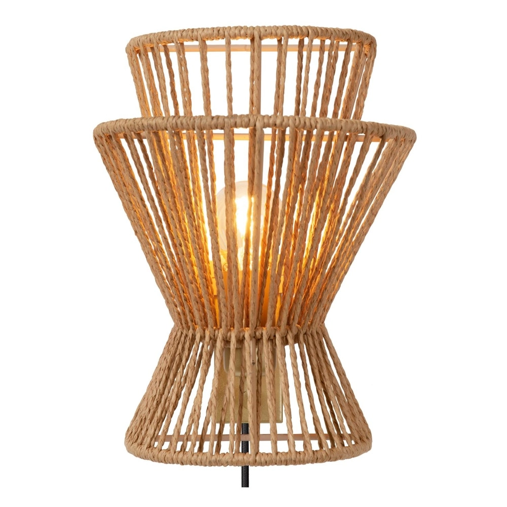 Lampe murale Tasman Rotin Lucide 5411212105981