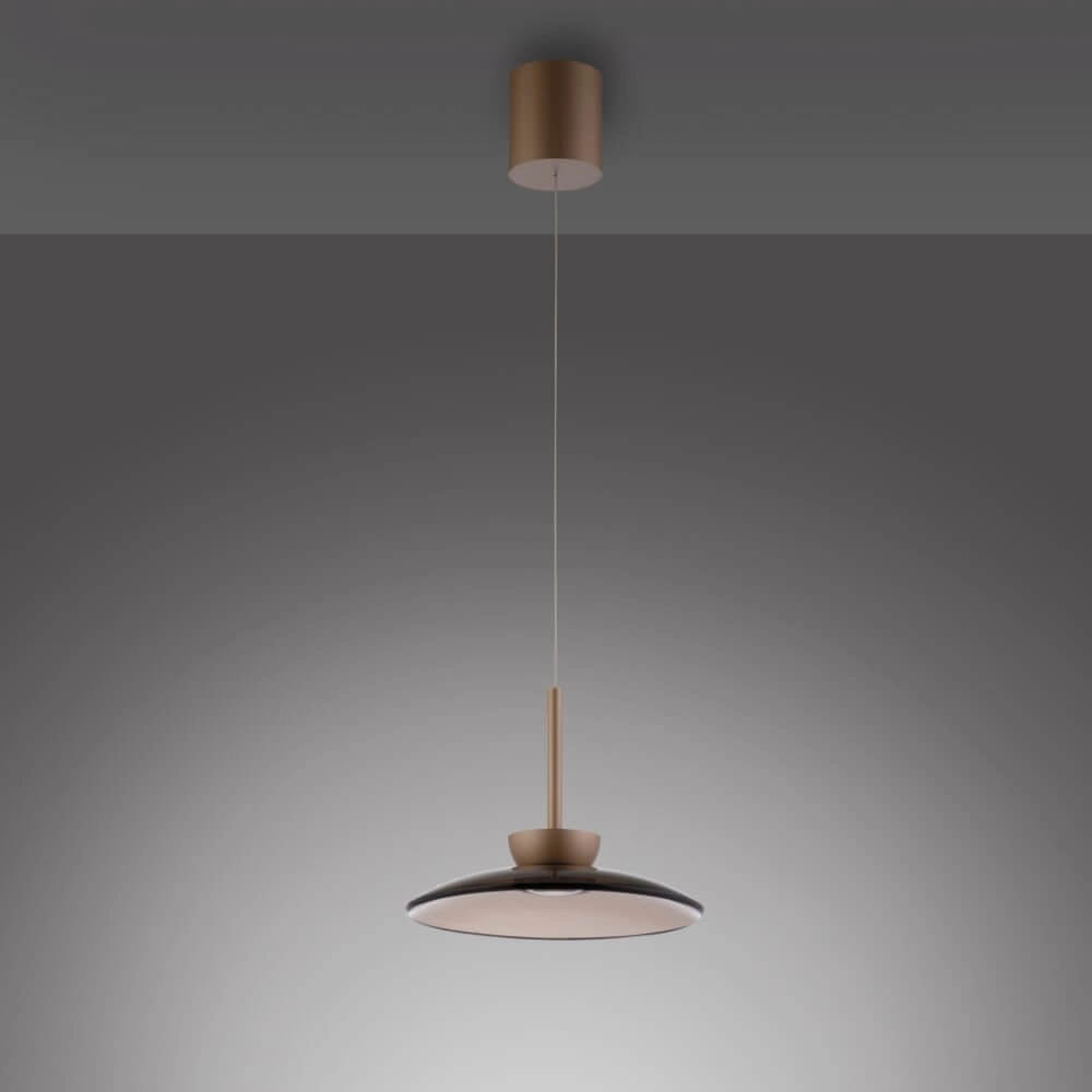 Lampe suspendue Pure Moon bronze Paul Neuhaus 4012248383933