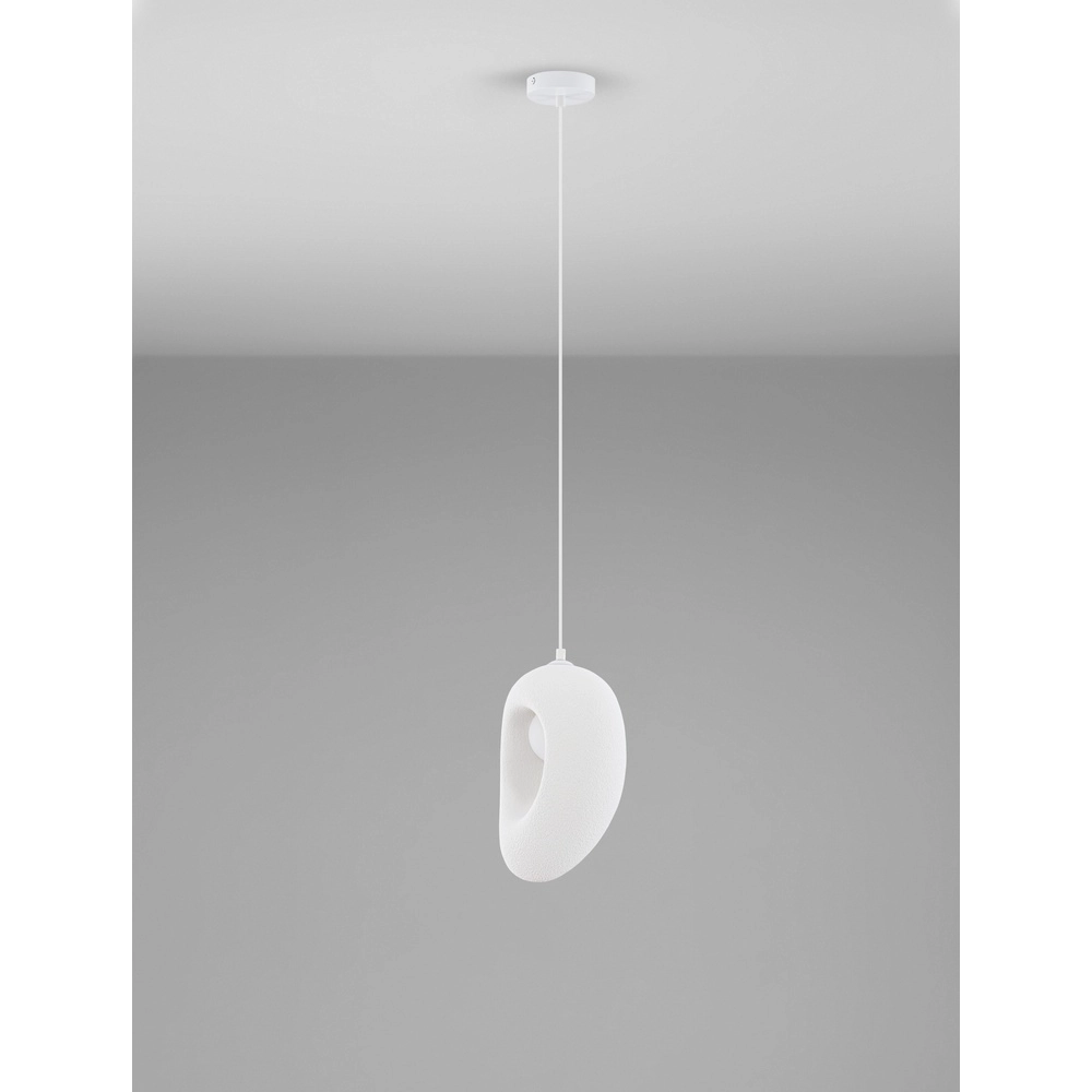 Suspension naturelle Tempus blanc 30cm Lyora 5212017460851
