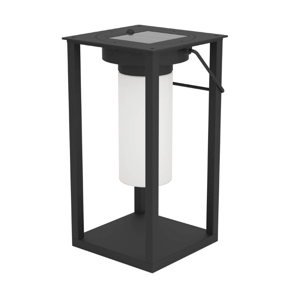 Lampe de table noire Usigni solaire Lampe de table noire Usigni solaire