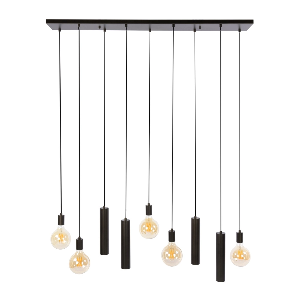 Lampe pendante de conception Senso Marron Sienne à 9 clairs Lyora 8716803515048