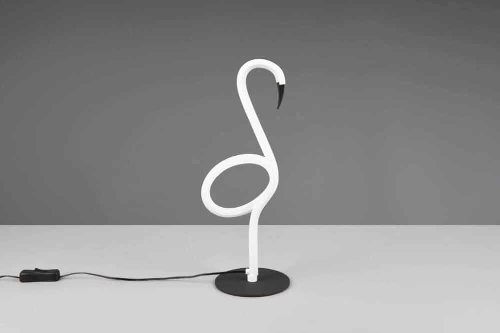 Lampe de table LED flamant blanc Ingo Trio 4017807613681