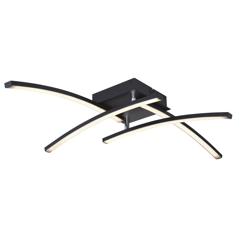 Lampe de plafond noire Tansy I Noir de conception