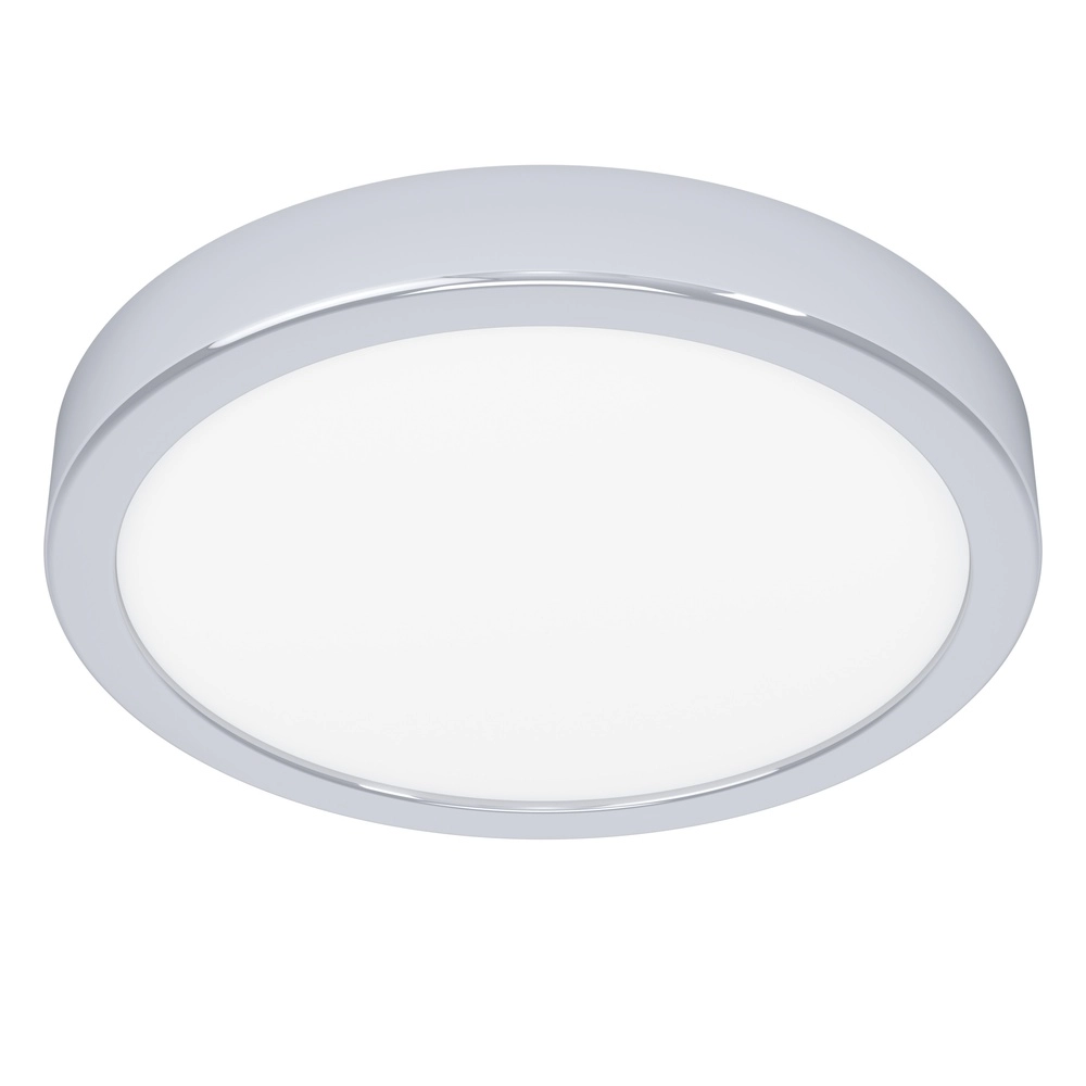 Lumière de plafond chromée Fueva 6 LED - Ø 21,1cm