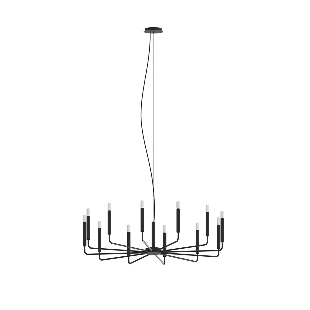 Lustre moderne Orto Ø 103cm noir