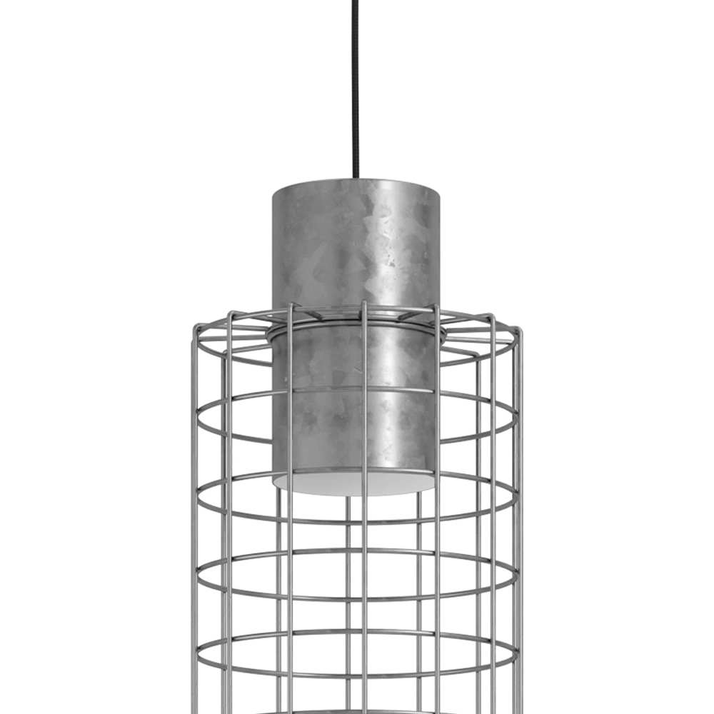 Lampe à fil gris Milligan Ø 20 cm Eglo 9002759436476
