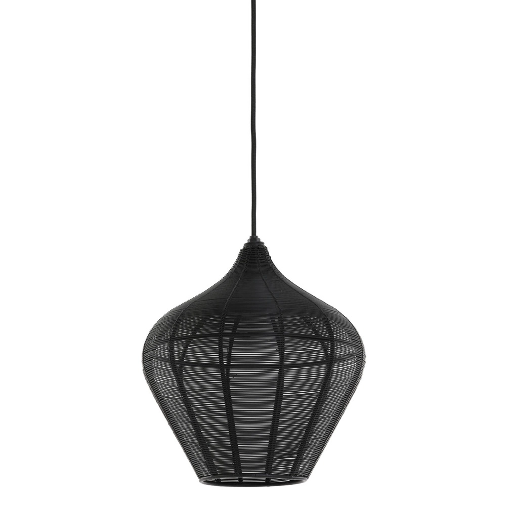 Lampe suspendue Alvaro noir Ø 27cm