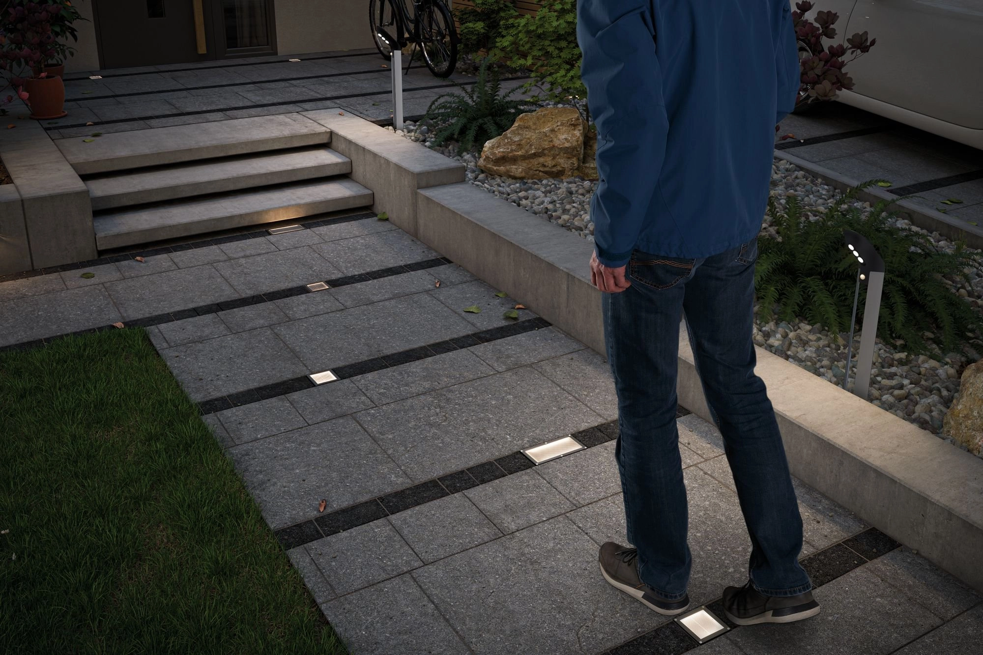 Spot au sol Aron op zonne-energie Paulmann 4000870942383