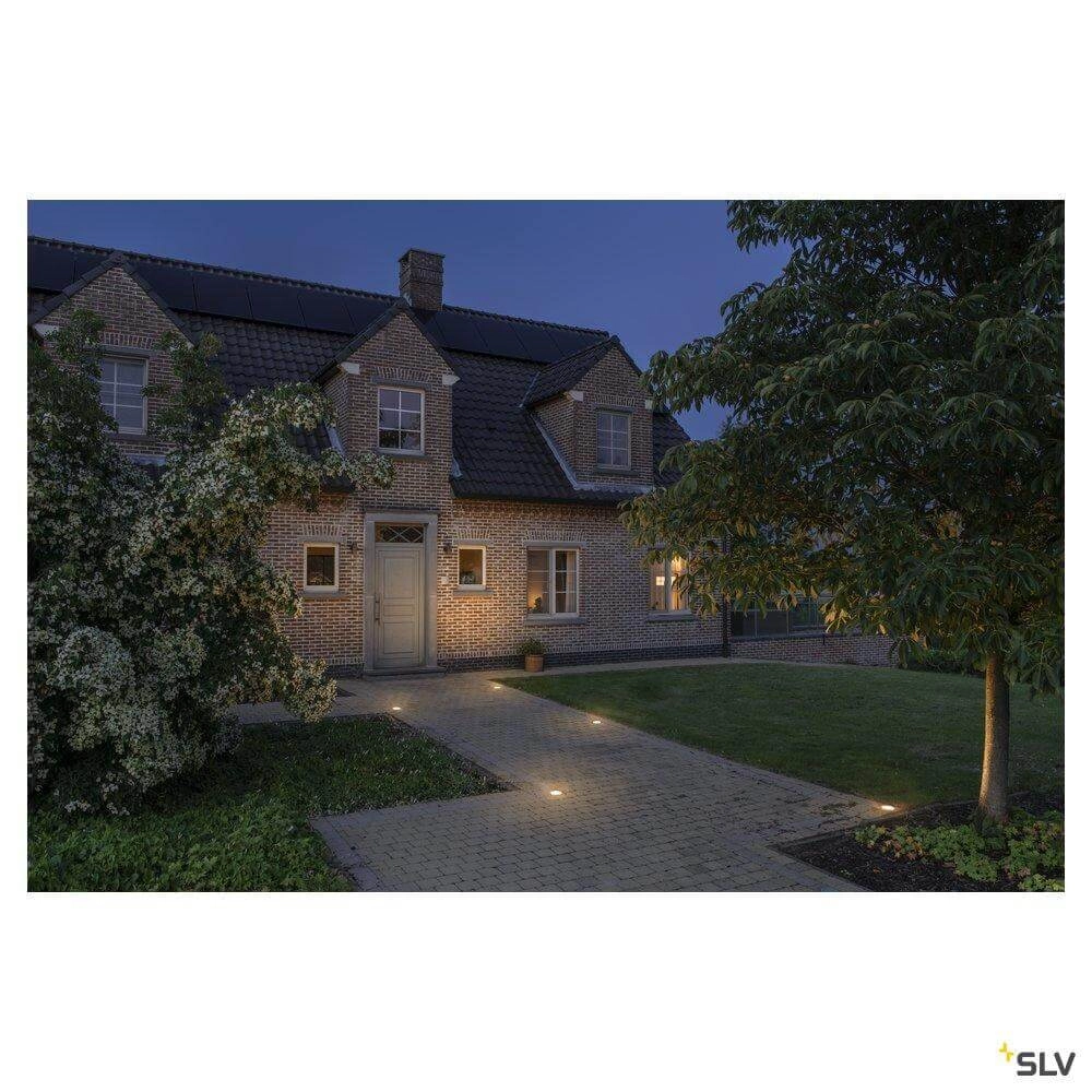 Grand spot de sol LED Dasar Flat lumière blanche et chaude SLV 4024163262071